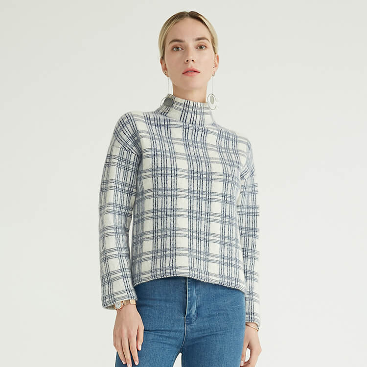 Plaid New Simple And Advanced Custom Hoodie Printing Sweatshirt Women Pullover